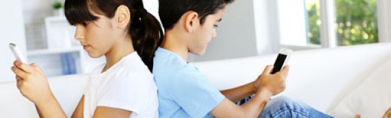 Niños adictos al móvil