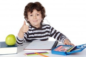 niño dando el ok