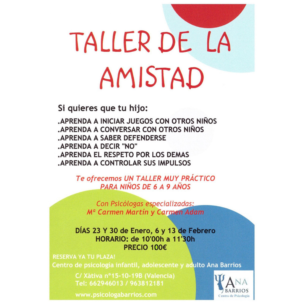 Taller de la amistad