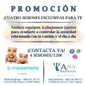 promoción Ana Barrios y Comensanas